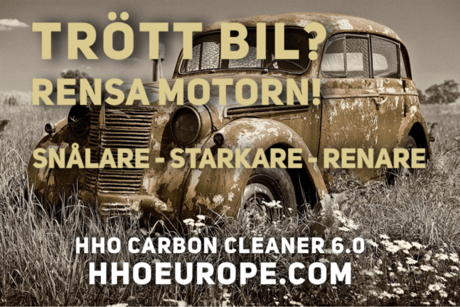 Din bil behöver inte kännas trött och dra onödigt mycket bränsle. Gör en invändig motorrengöring med HHO Carbon Cleaner 6.0